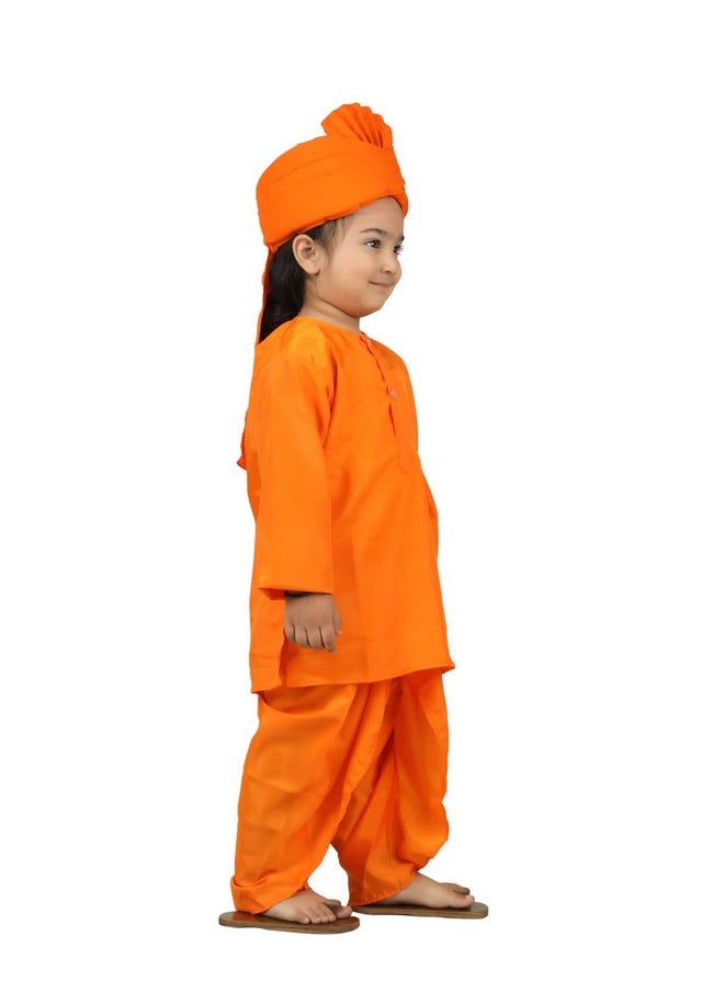 BookMyCostume BookMyCostume Swami Vivekananda Historical Personality Kids Fancy Dress Costume 5-6 years  - Image 2