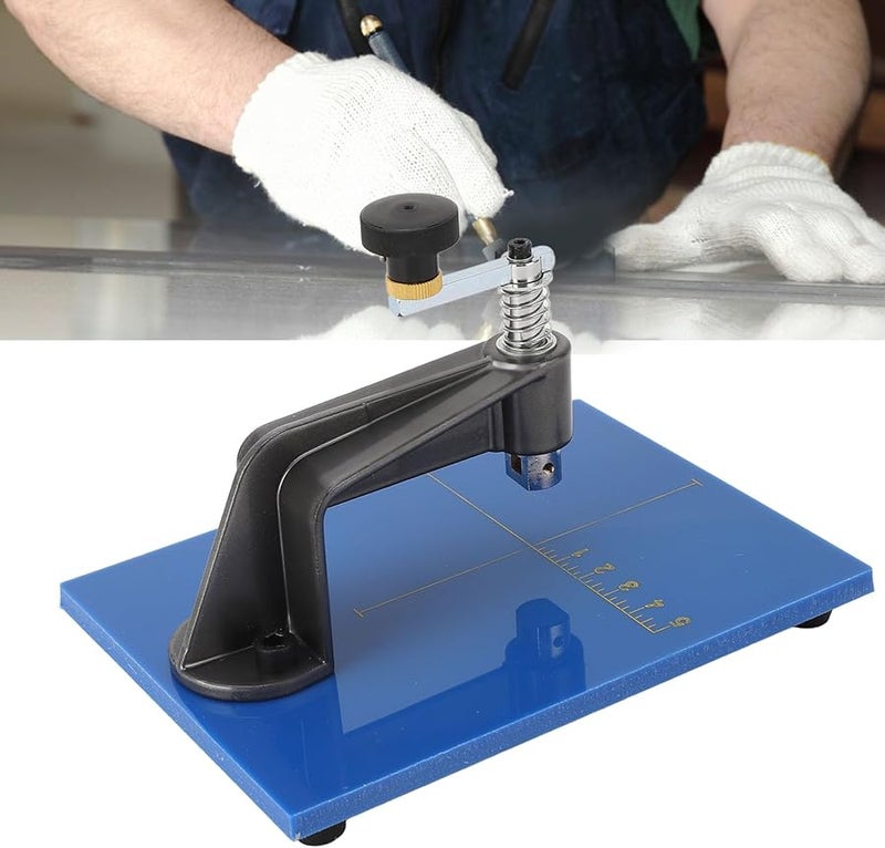 Glass Lens Cutter Tool with 2 Accessories for Stained and Regular Glass Cutting - Image 5