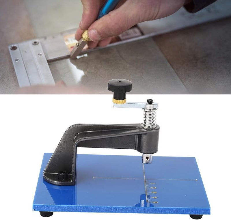 Glass Lens Cutter Tool with 2 Accessories for Stained and Regular Glass Cutting - Image 4