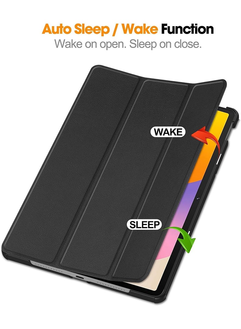 Protective Flip Case For Huawei MatePad SE 11 (2024) With Trifold Stand Auto Wake Sleep Shockproof Cover Cat wearing hat halloween