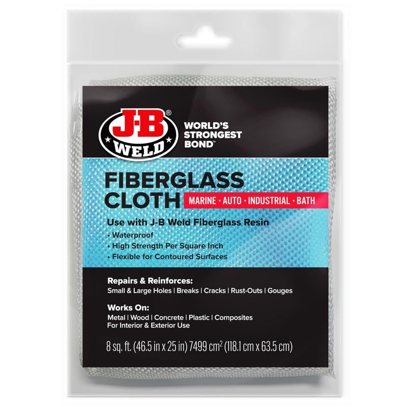 JB Weld Fiberglass Cloth 8 sq ft 465 x 25