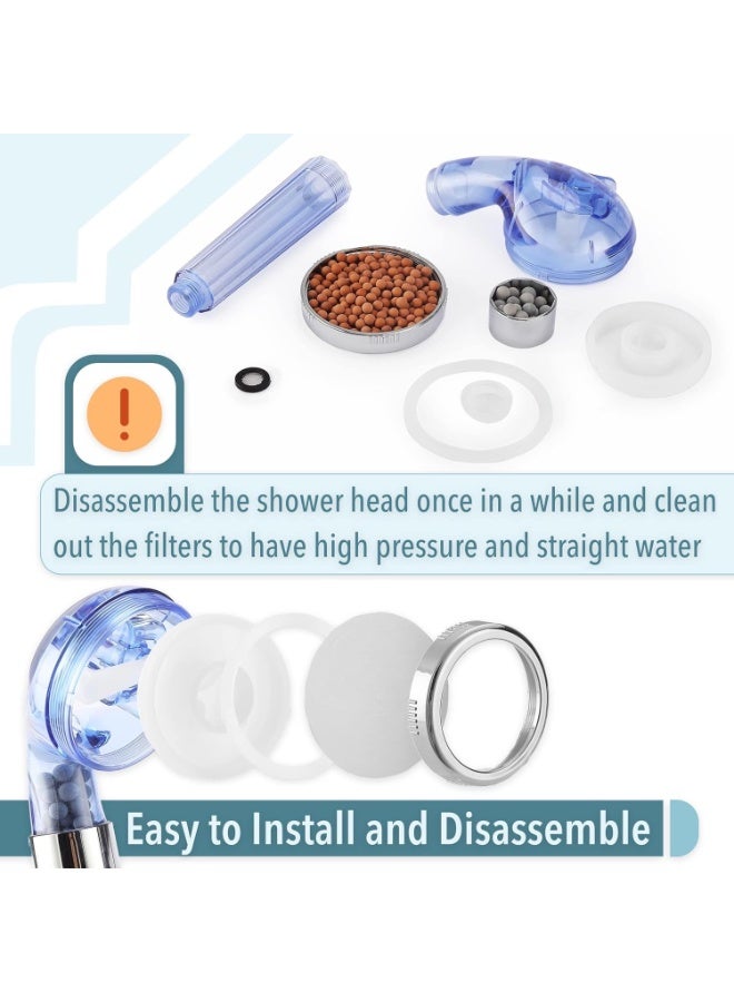Siltox Filtered Shower Head for Hard Water with Multi-Layer Filtration, High Pressure Water Saving Shower Head, Easy Installation Bathroom Shower Head - Image 3