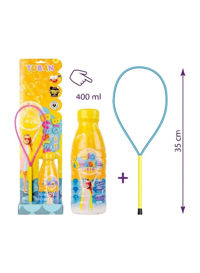 Tuban Tuban Big Bubbles Soap Bubble Ring with Bubble Liquid (400 ml) - Image 2