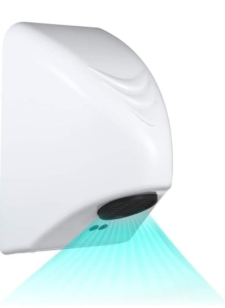NISHWARE NISHWARE Automatic ABS Plastic Small Hand Dryer with High Speed Touch Less Sensor 800 W White  - Image 1