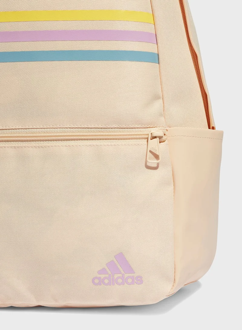 adidas شنطة ظهر بطباعة 3 خطوط
