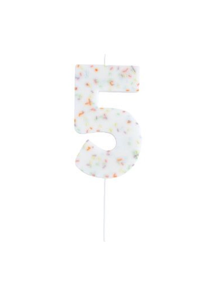 شمعة رش رقم '5' عملاقة