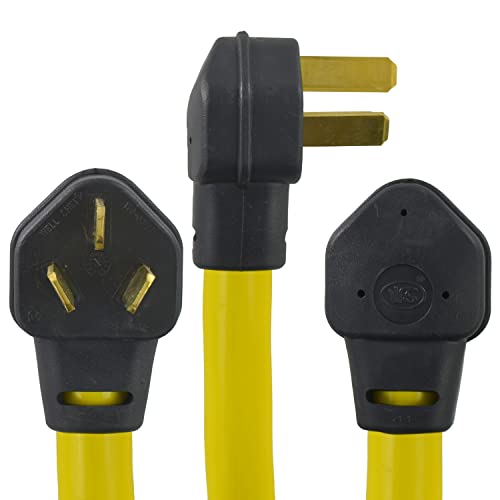 Conntek EV1050T NEMA 10-50P to NEMA 14-50R (Tesla Style) Adapter Cord compatible with Tesla Vehicles,Black - Image 2