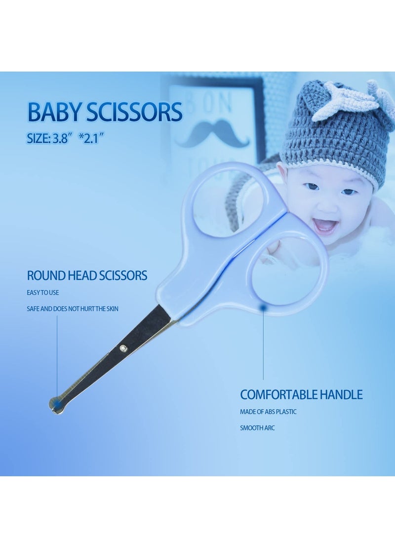 MIXDE 8 in 1 Infant Hair Brush/Nail Clipper/Nose Cleaner/Finger Toothbrush/Nail Scissors/Manicure Kits  - Image 3