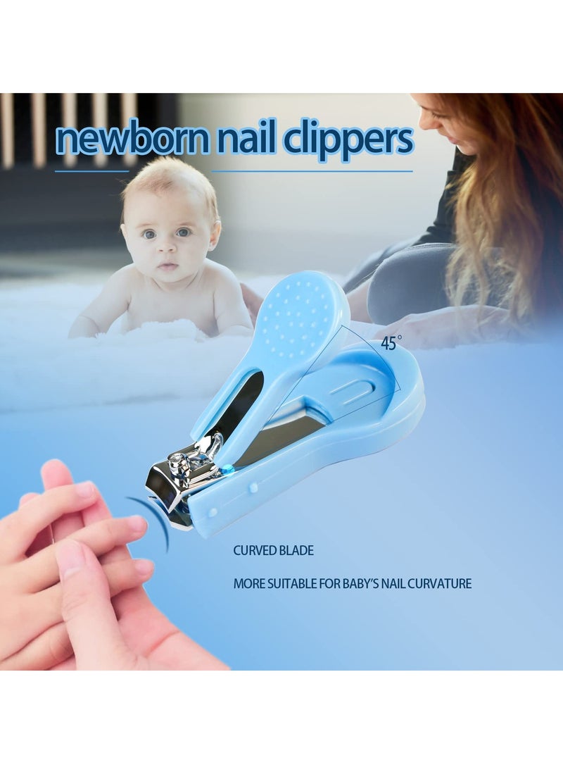 MIXDE 8 in 1 Infant Hair Brush/Nail Clipper/Nose Cleaner/Finger Toothbrush/Nail Scissors/Manicure Kits  - Image 4