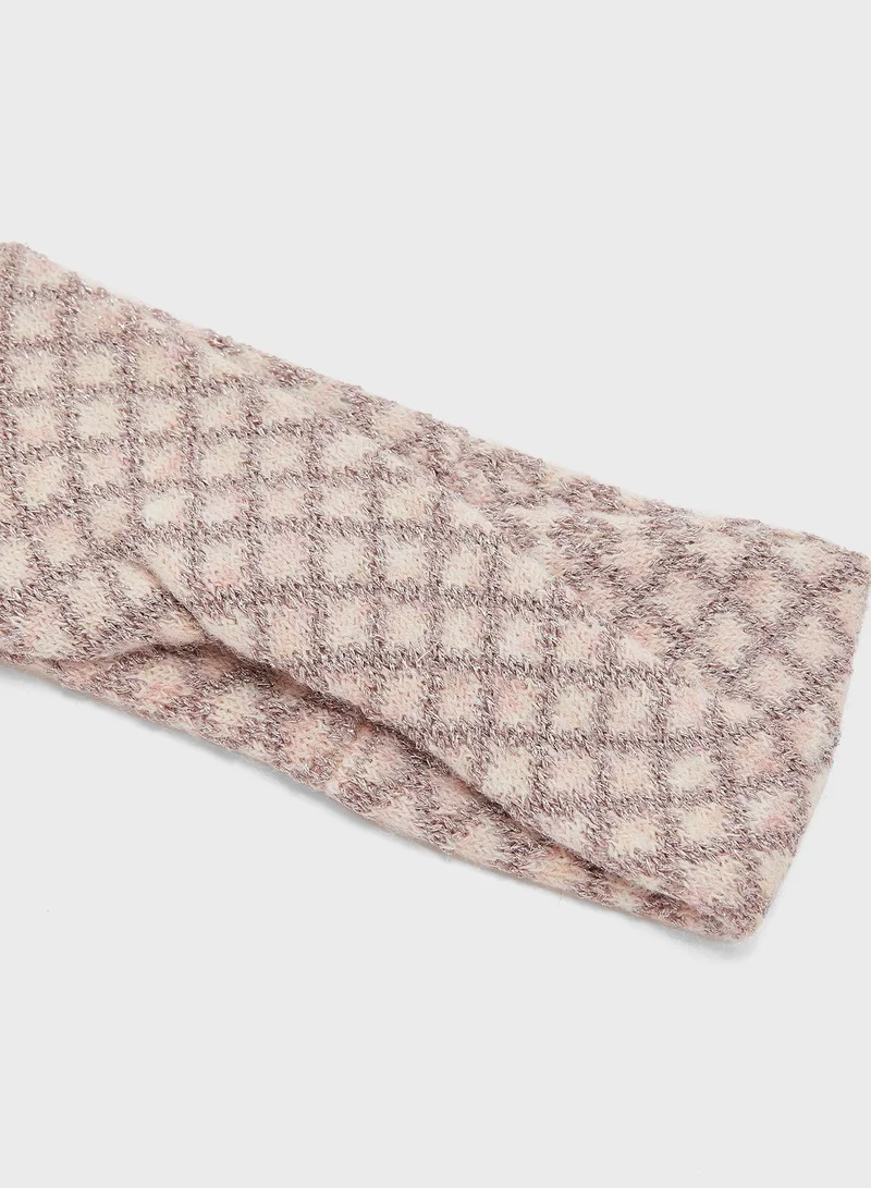 ONLY Printed Twist Front Headband