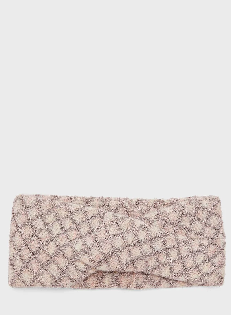 ONLY Printed Twist Front Headband