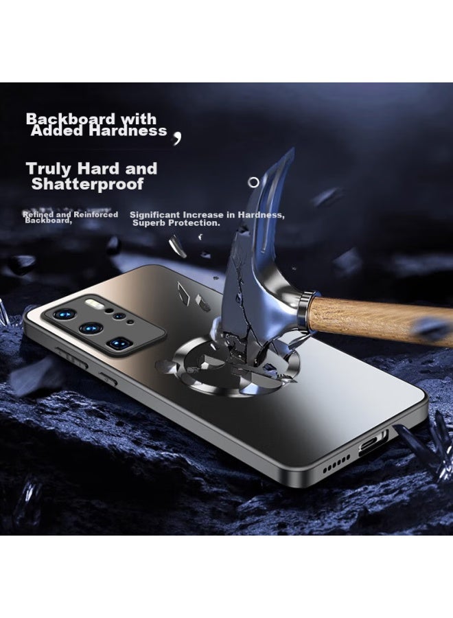 Neyaa Nai Xiao Ya Case For Huawei P40 Pro, P40 Pro Protective Cover, Magnetic Charging, Ultra-thin Frosted Full Protection, Shockproof, For Men And Women, Graphite Black - Image 2