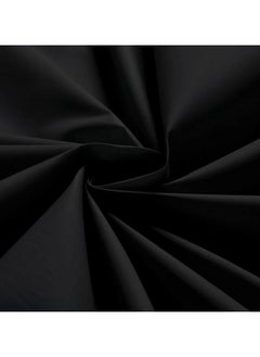 JewelOnPalette 100% Cotton Fabric, 45" Wide Soft Material for Cut by The Yard for Dress, Blouse, Shirt, Craft and Embroidery - Black  - Image 2