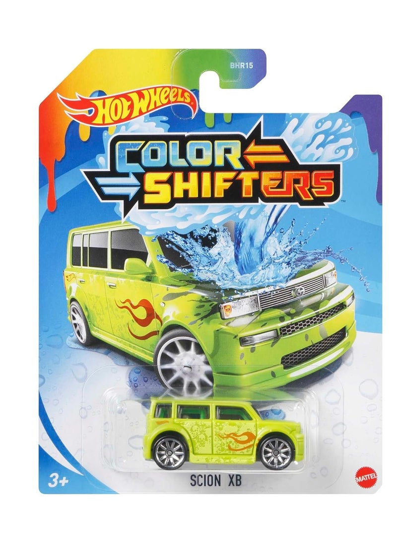 هوت ويلز سيارة لعبة متغيرة الألوان بمقياس 1:64، اغمر السيارة في الماء البارد أو الدافئ جدًا لتغيير ألوانها، قطعة واحدة (قد تختلف التصاميم) - Image 2