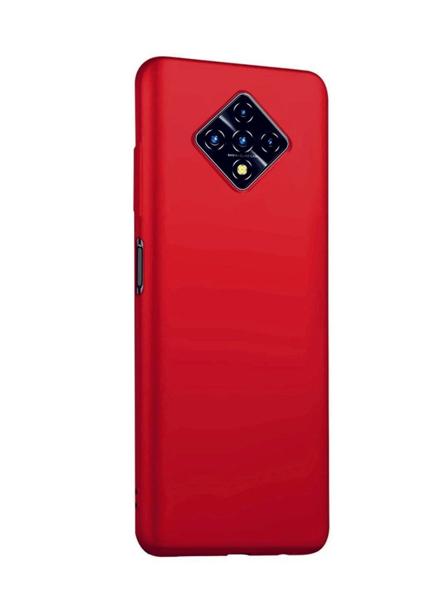 Eonaks Infinix Zero 8 Case Camera Protected Silicone Rubber Back Cover 