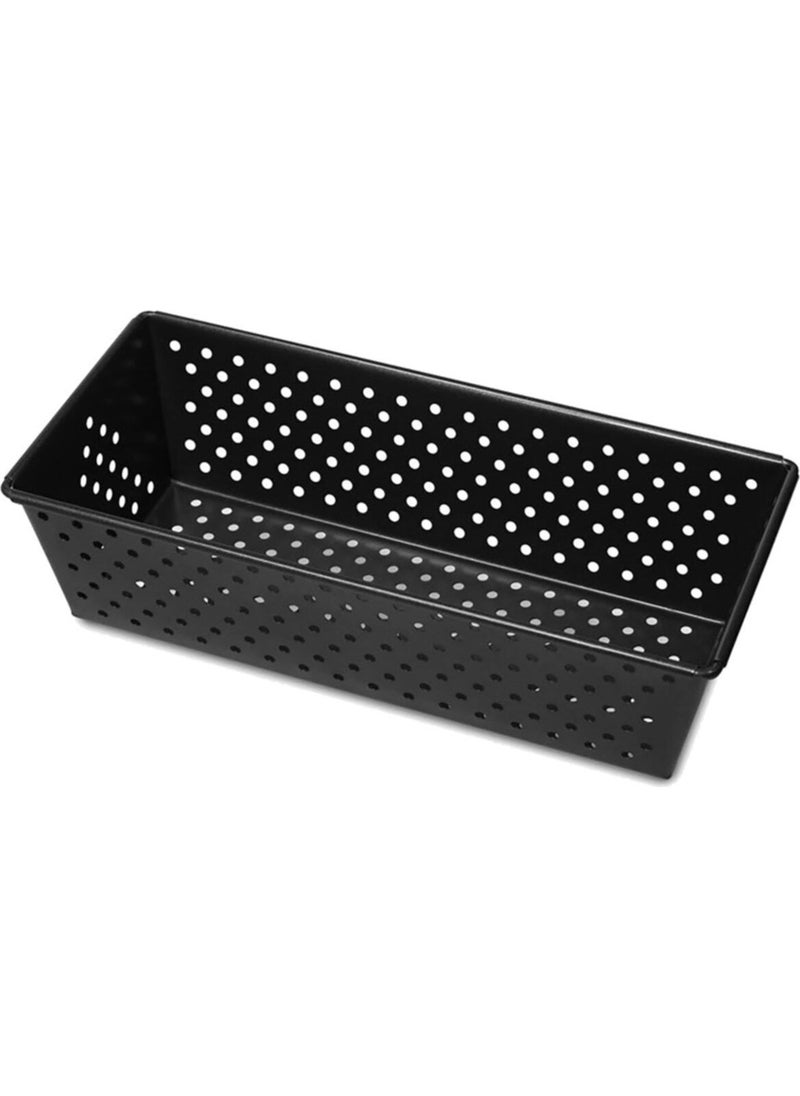 Guardini Black Baton Bread & Cake Mold (WITH HOLES, 25X11X7 Cm, ) Baton Teflon 