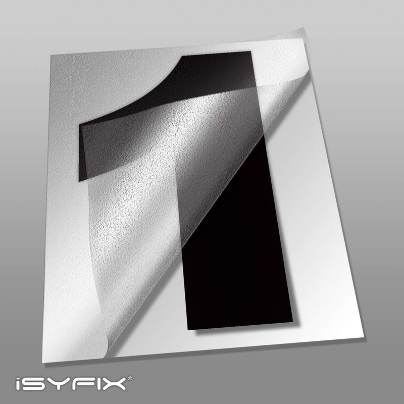 iSYFIX Black Vinyl Number 1 (One) Stickers - 6 Pack 6 inch Self Adhesive - Decal Die Cut & Pre-Spaced for Mailbox, Signs, Window, Door, Cars, Trucks, Home, Business, Address Number, Indoor & Outdoor - Image 5