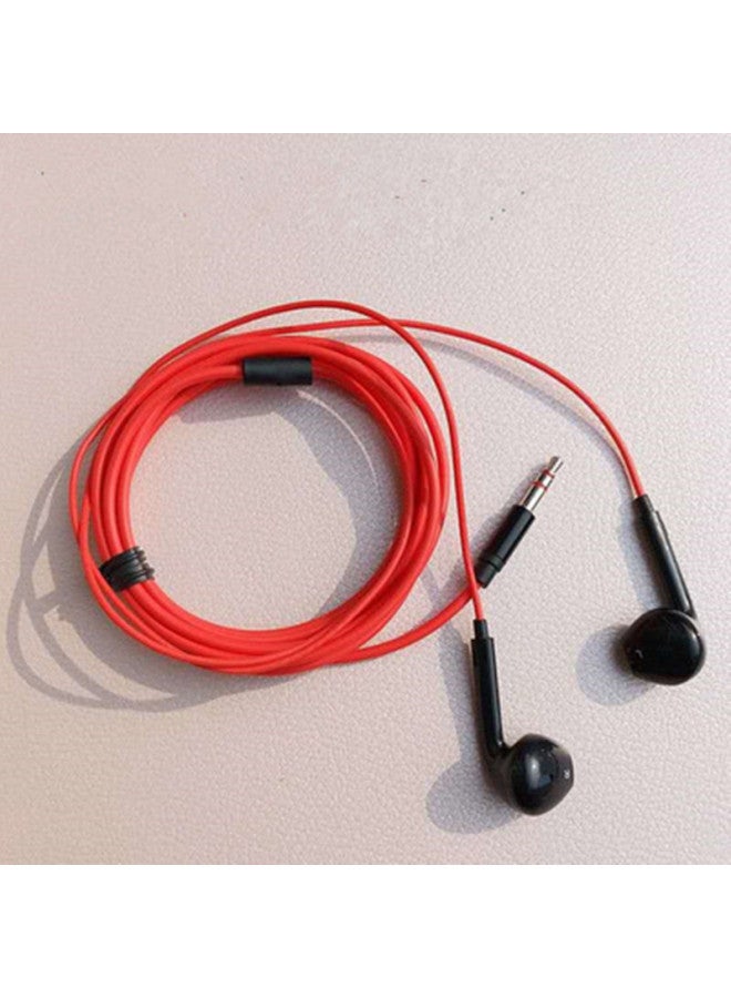 Monitor Headset Anchor Live Headset 3-meter Long Recording Semi-In-Ear In-Line Universal Sound Card Headset-Color:White Ribbon Wheat - Image 3