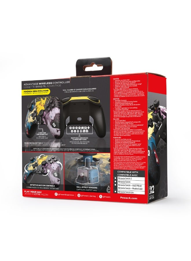 نينتندو وحدة تحكم PowerA Advantage اللاسلكية - تطورات بوكيمون ميغا - Image 5