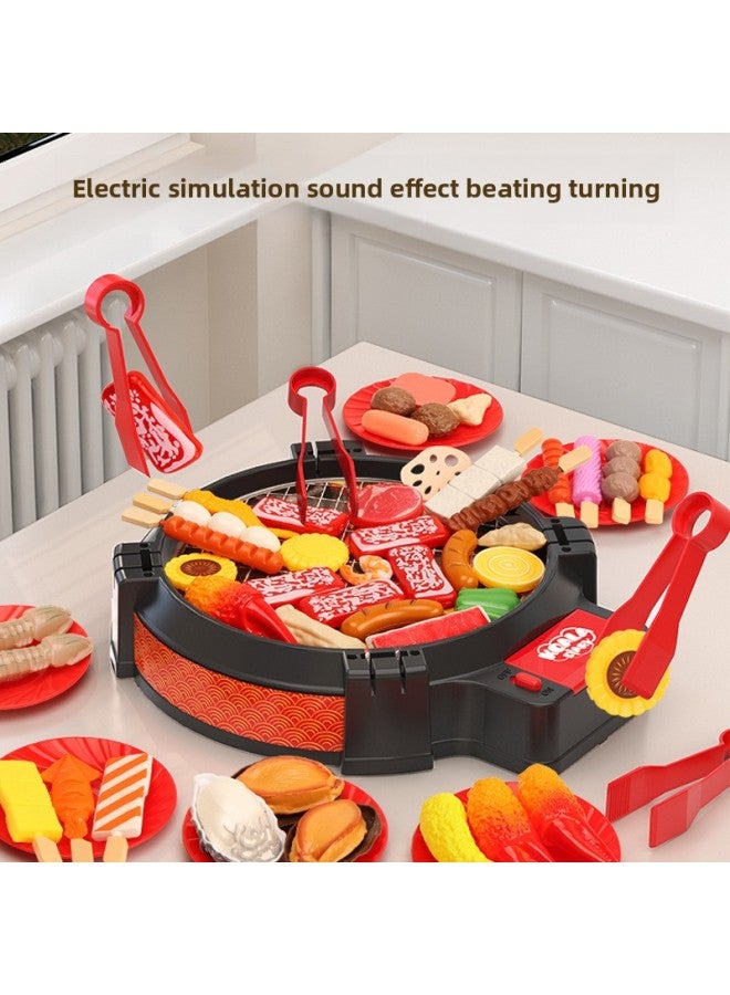 Kaola Diary Children Play House Electric Oven Toy Suit Girl Baby Girl Boy Cooking Simulation Kitchenware-Color:Simulation Electric Oven 【packing Number 24】】 - Image 2