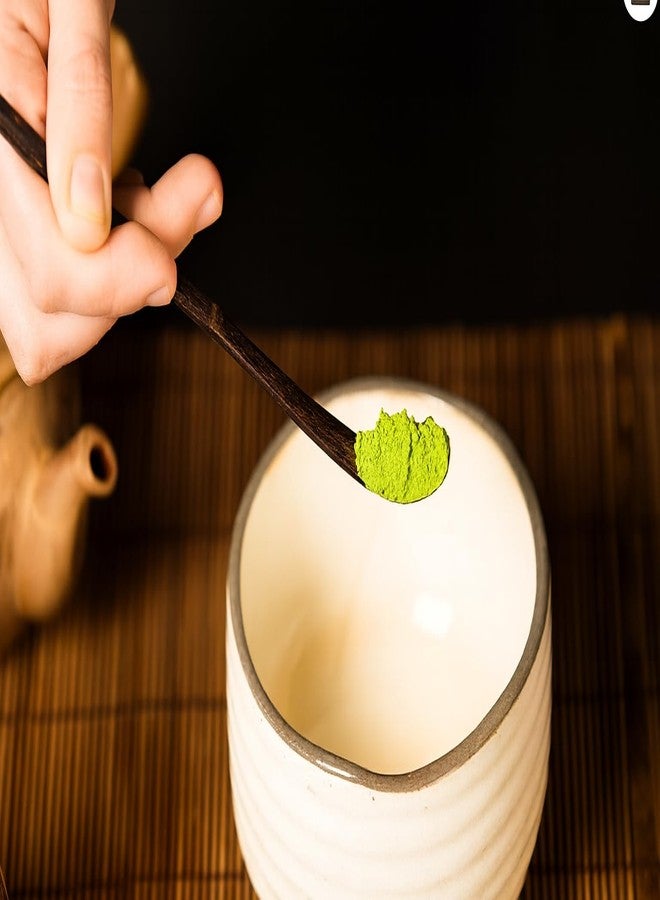 HelloBio Japanese Chashaku | 2 pcs x Bamboo Matcha Scoop (Gold & Black Bamboo) for measuring Matcha green tea powder | Spoon for traditional tea ceremony - Image 3