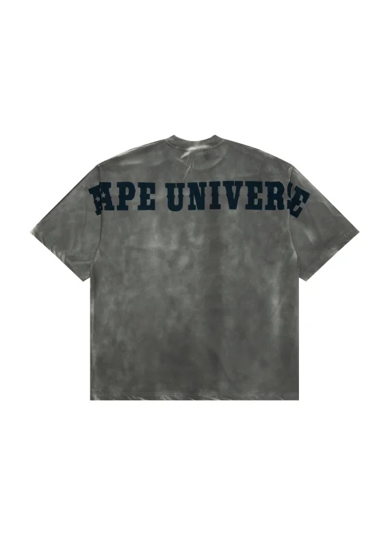 AAPE Moonface logo graffiti print tee