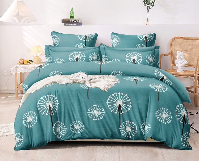 MOSHO 220 TC Glace Cotton King 9 Feet Comforter Set Double Bed (Green MOH) - Image 4