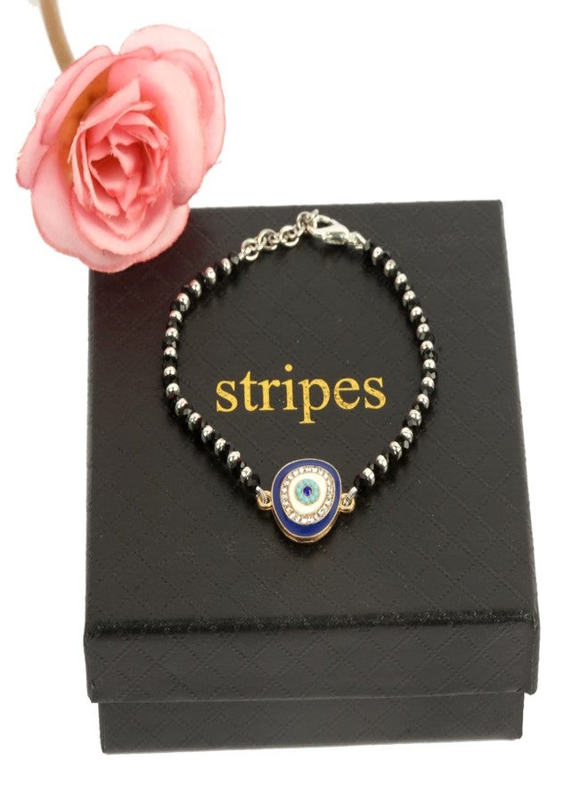STRIPES® Evil Eye Bracelet Mangalsutra Chain Bracelet For Women - Image 3