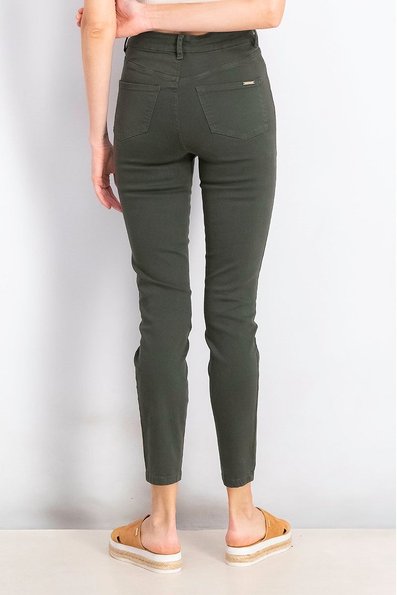 Mohito Women Regular Fit Plain Stretchable Jeans, Dark Green - Image 3