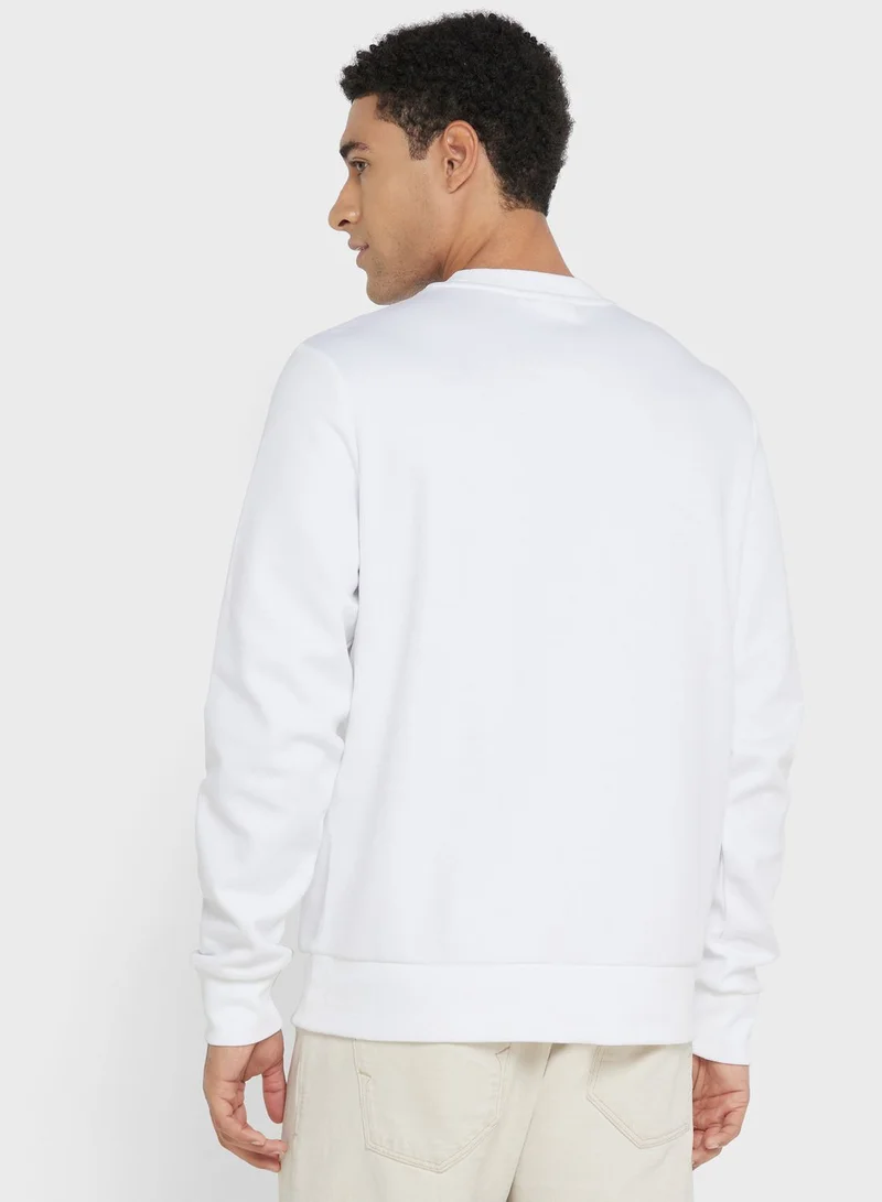 CALVIN KLEIN Logo Crew Neck Sweatshirt
