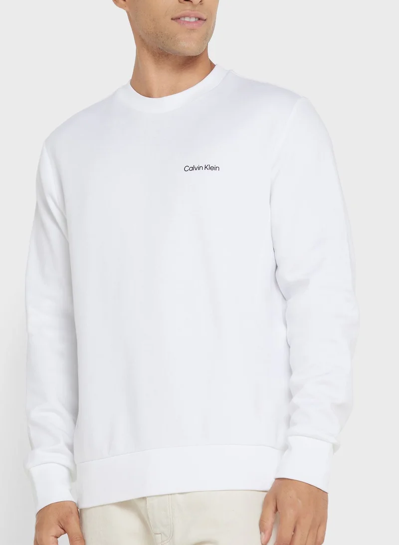 CALVIN KLEIN Logo Crew Neck Sweatshirt