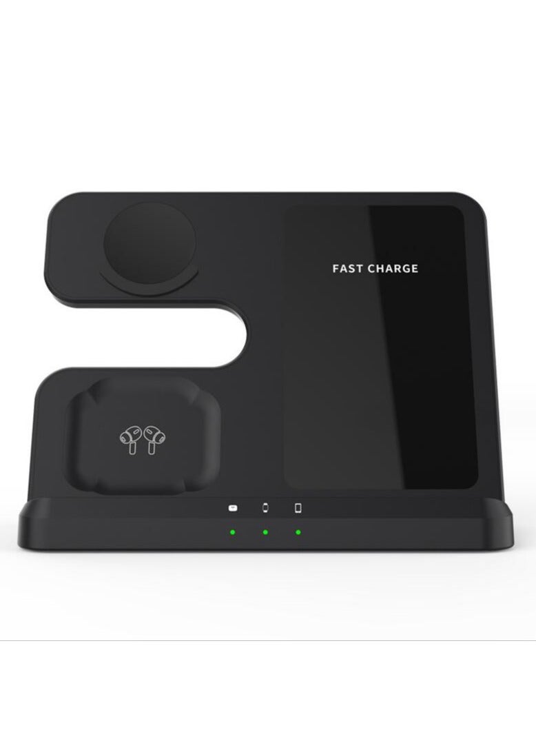 3 in 1 Wireless Charger Stand For Samsung S22 S21 S20 S10 Ultra Note Galaxy Watch 5 4 Active Buds 15W Fast Charging Dock Station - Image 3