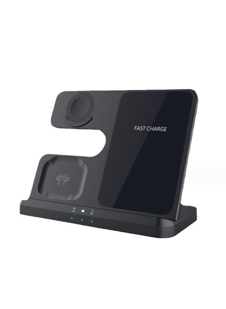 3 in 1 Wireless Charger Stand For Samsung S22 S21 S20 S10 Ultra Note Galaxy Watch 5 4 Active Buds 15W Fast Charging Dock Station - Image 2