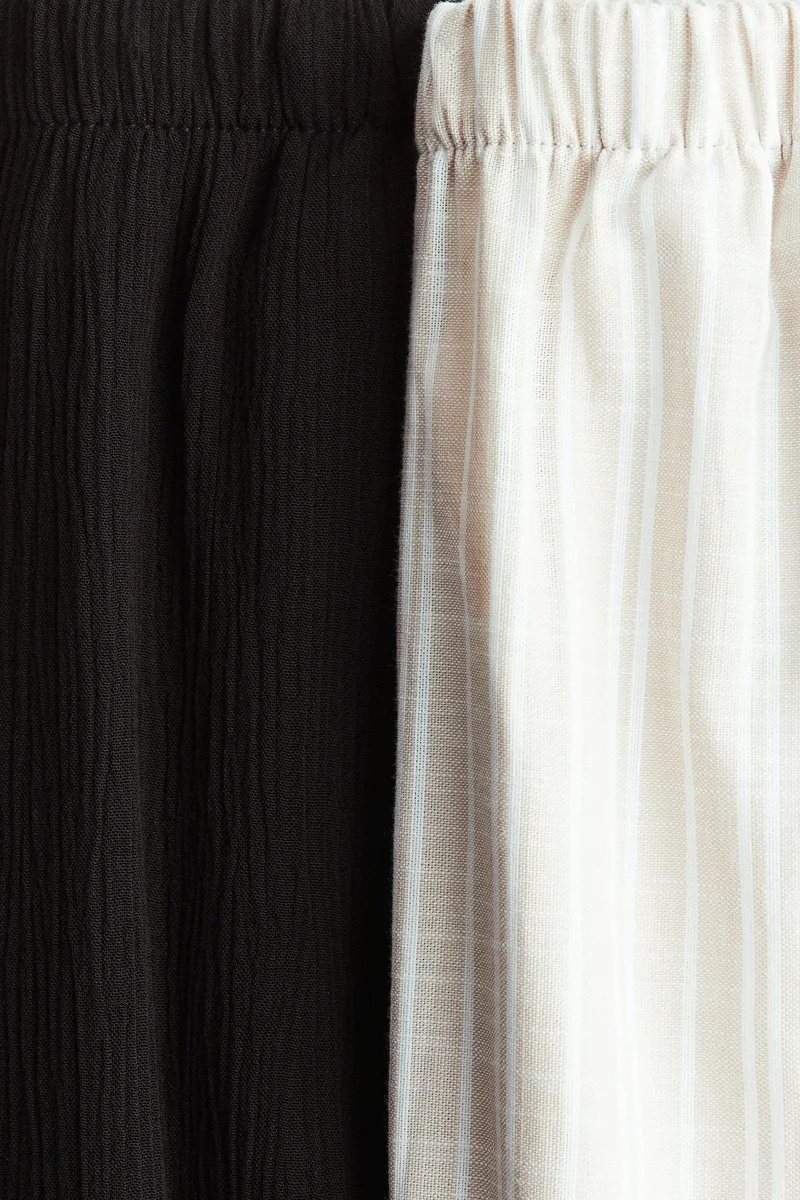 اتش اند ام بنطلون بساق واسعة - عبوة من قطعتين