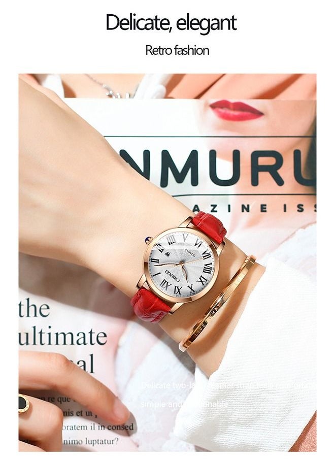 Chenxi - Women's Classic Wrist Watch  Gold/Black - Image 1