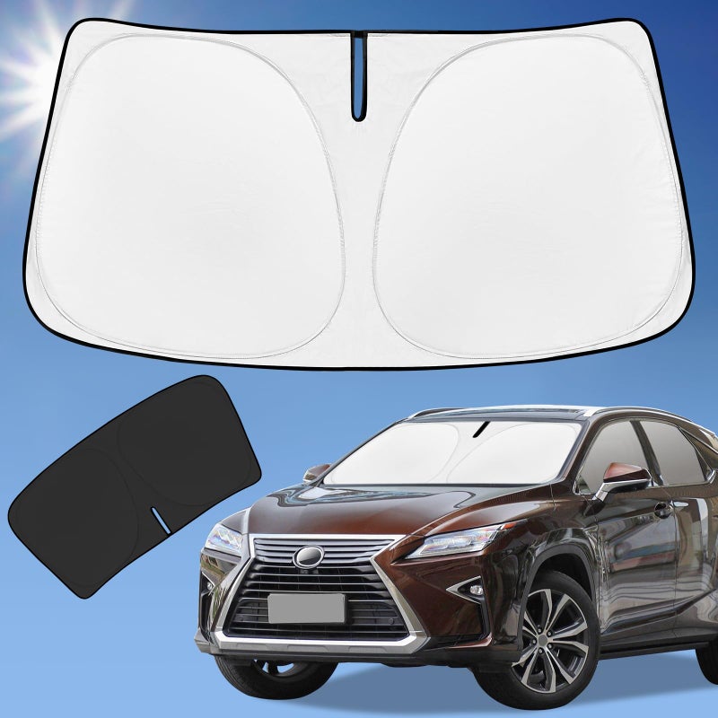 Sun Shade Sunshade for Lexus RX 20162022 Windshield Cover 4Layer Front Window Shade Custom fit RX 350 RX 350 F Sport RX 350L Sun Visor 240T Shade Blocks UV Rays Car Accessories