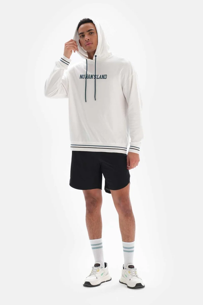 dagi White Men's No Man's Land Printed Sweatshirt