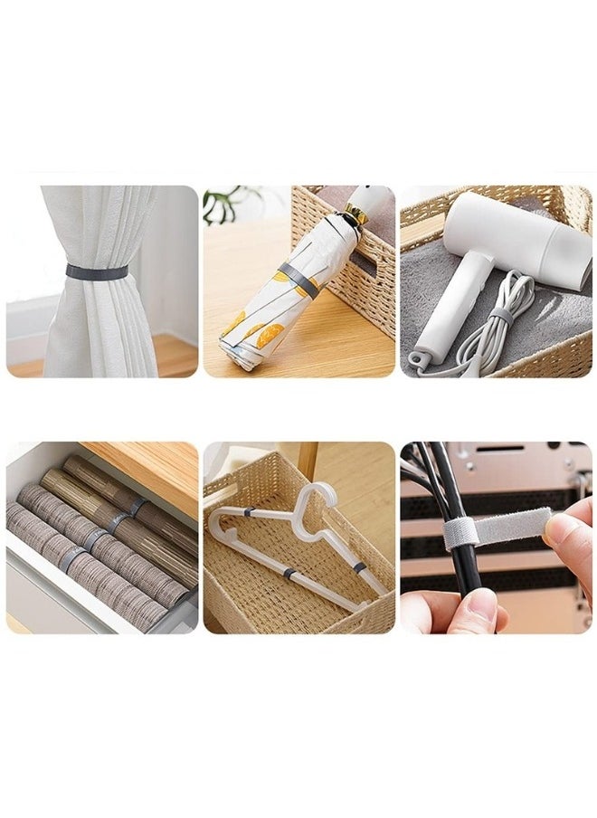 FALMER Cable Organizer 4m Length x 2cm Width Adhesive Strips Flexible Reusable Cable Organizer for Computer, TV, Power and Other Cables  - Image 5