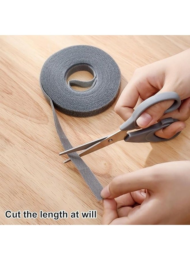 FALMER - Cable Organizer 4m Length x 2cm Width Adhesive Strips Flexible Reusable Cable Organizer for Computer, TV, Power and Other Cables - Image 1
