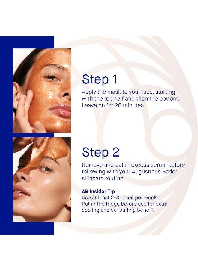 أوجستينوس بادر قناع الوجه الهيدروجيل من أوغسطينوس بادر (عبوة من 6 قطع) - Image 2