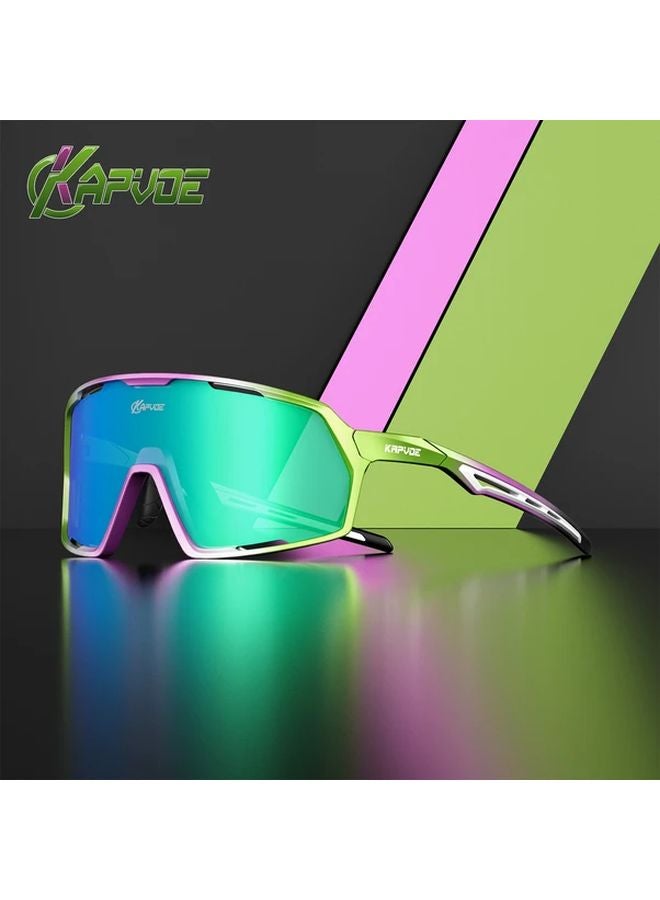 Kapvoe Mixed Color Sports Glasses For Men And Women TR Frame PC Lens Cycling Eyewear - Image 1