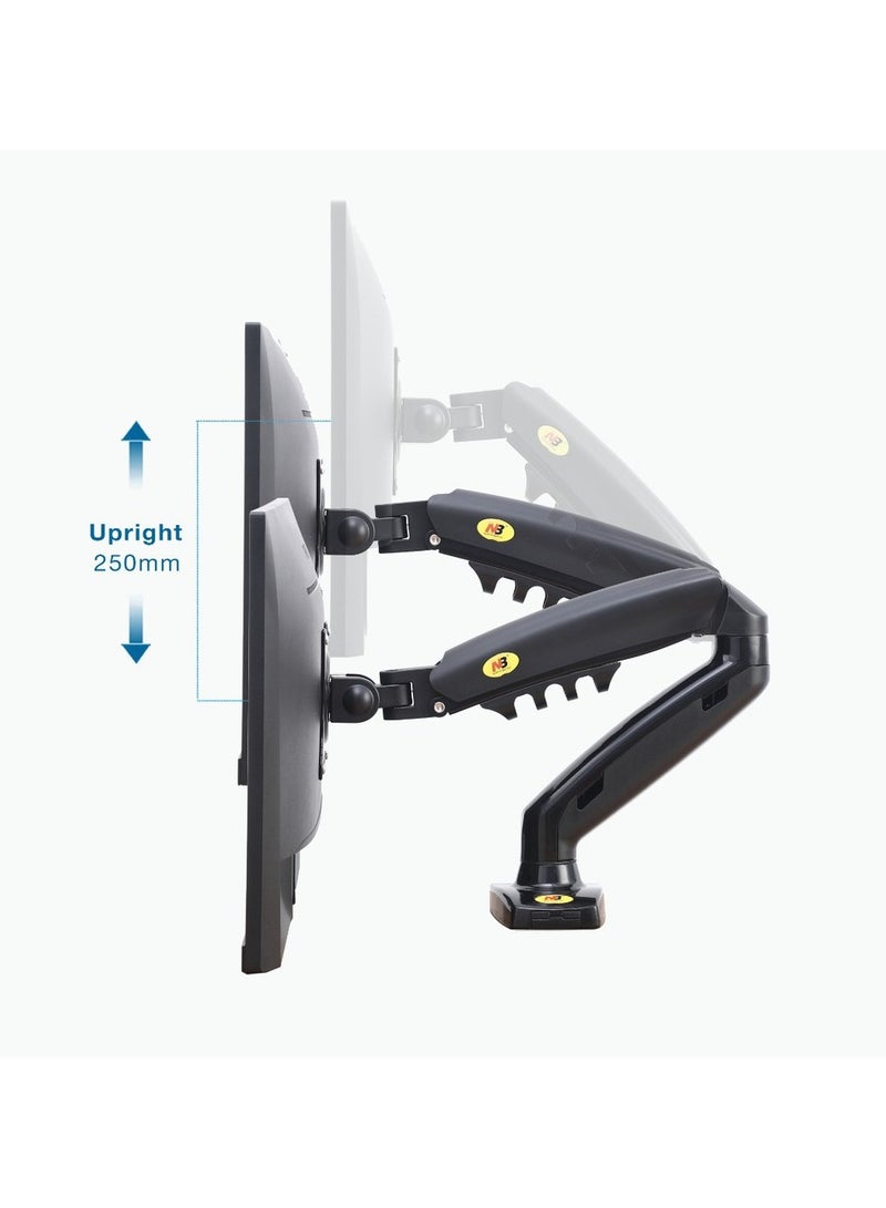 NB F80 Gas Strut Desktop Monitor Mount Support Size 17"-30" - Image 2