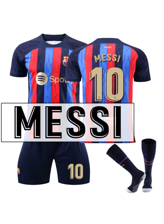10 Messi With Socks Football Jersey - Image 1
