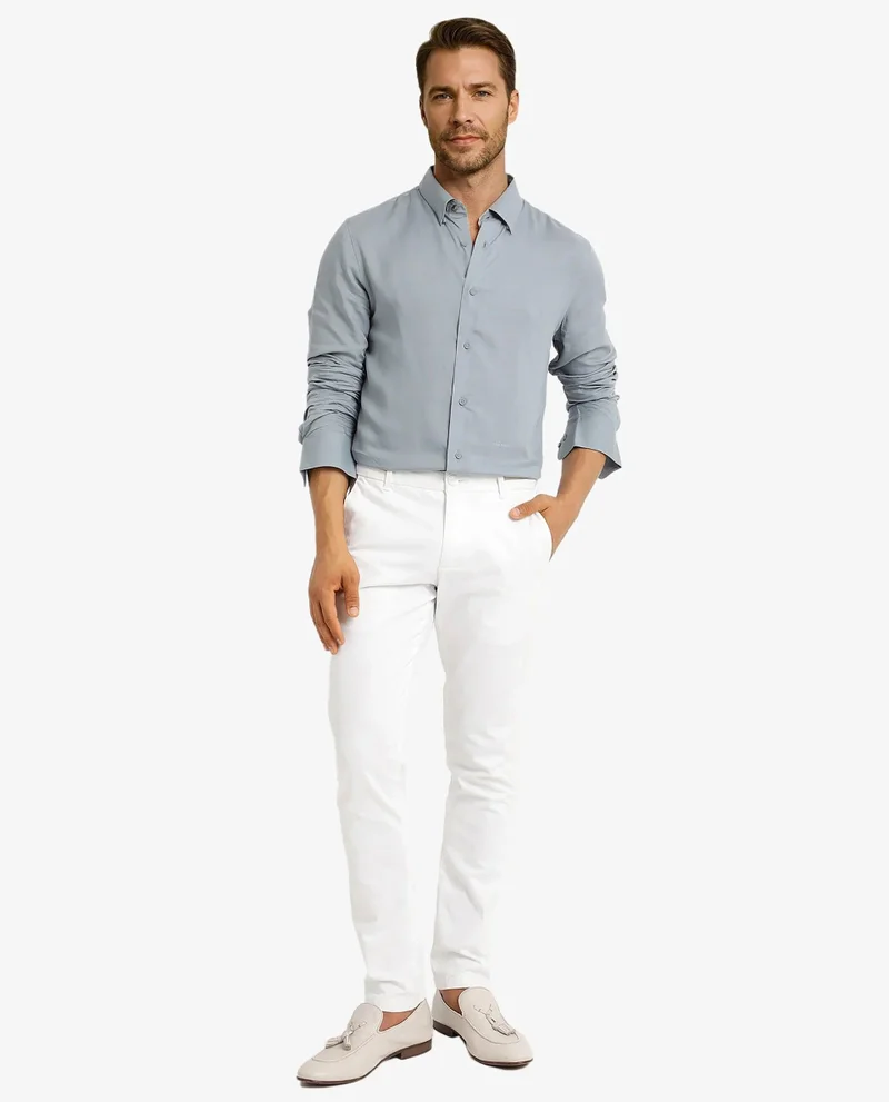 Rare Rabbit Men's Solid Formal Shirt