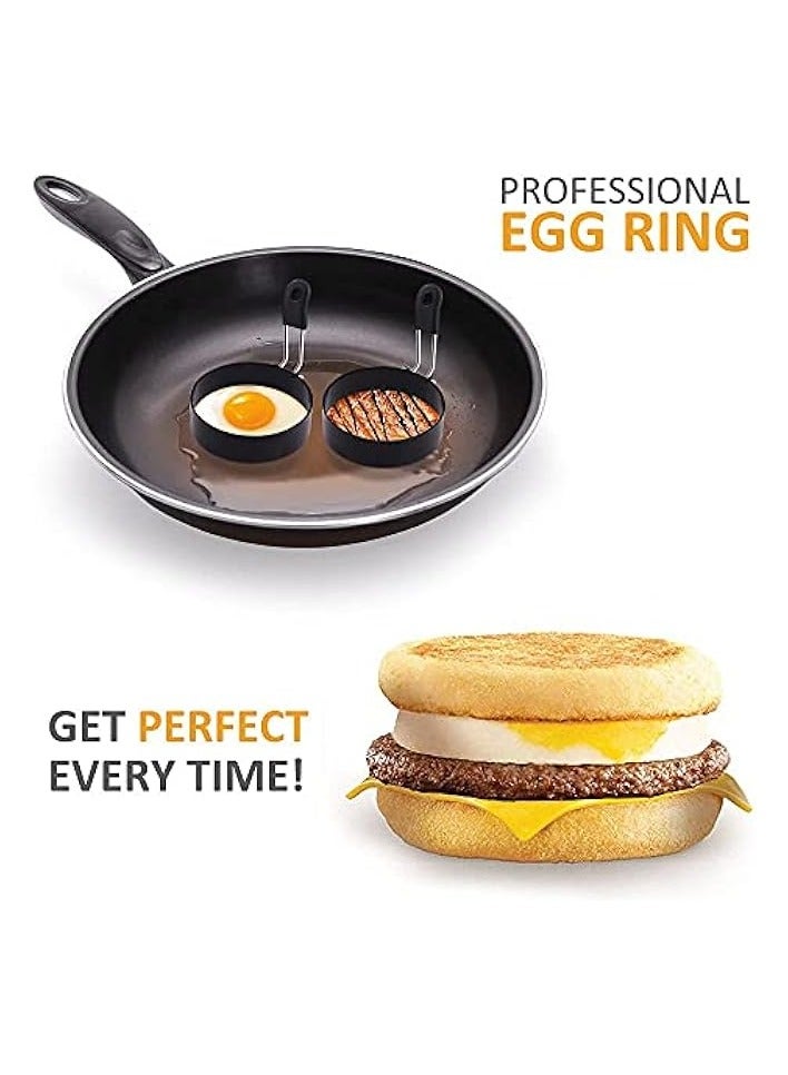 erorex Egg Ring, 4 Pack Round Breakfast Household Mold Tool Cooking  - Image 4