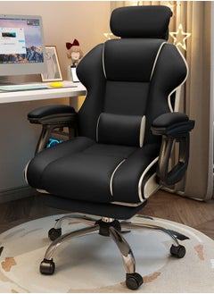 Executive Ergonomic Computer Desk Chair for Office and Home, Boss Chair with headrest back comfort and lumbar support with Foot Rest