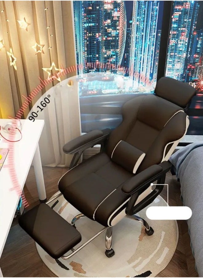 NKX - Executive Ergonomic Computer Desk Chair for Office and Home, Boss Chair with headrest back comfort and lumbar support with Foot Rest - Image 1