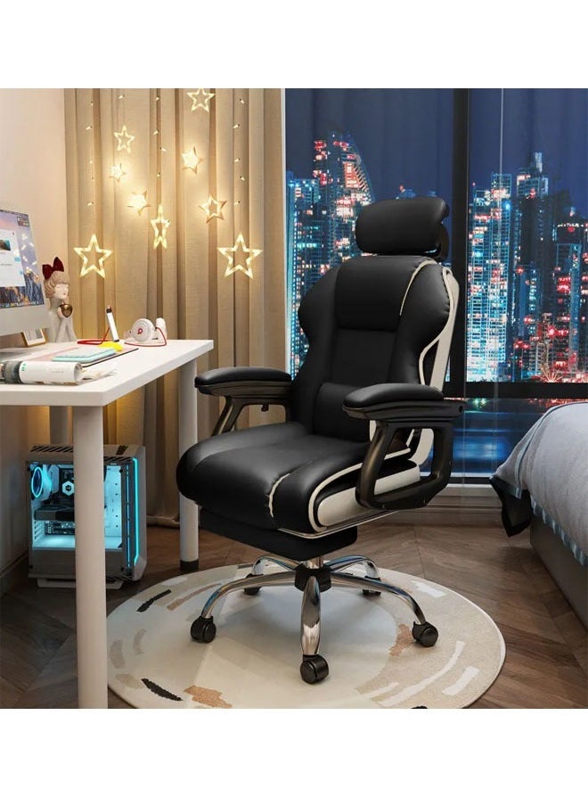 NKX - Executive Ergonomic Computer Desk Chair for Office and Home, Boss Chair with headrest back comfort and lumbar support with Foot Rest - Image 1