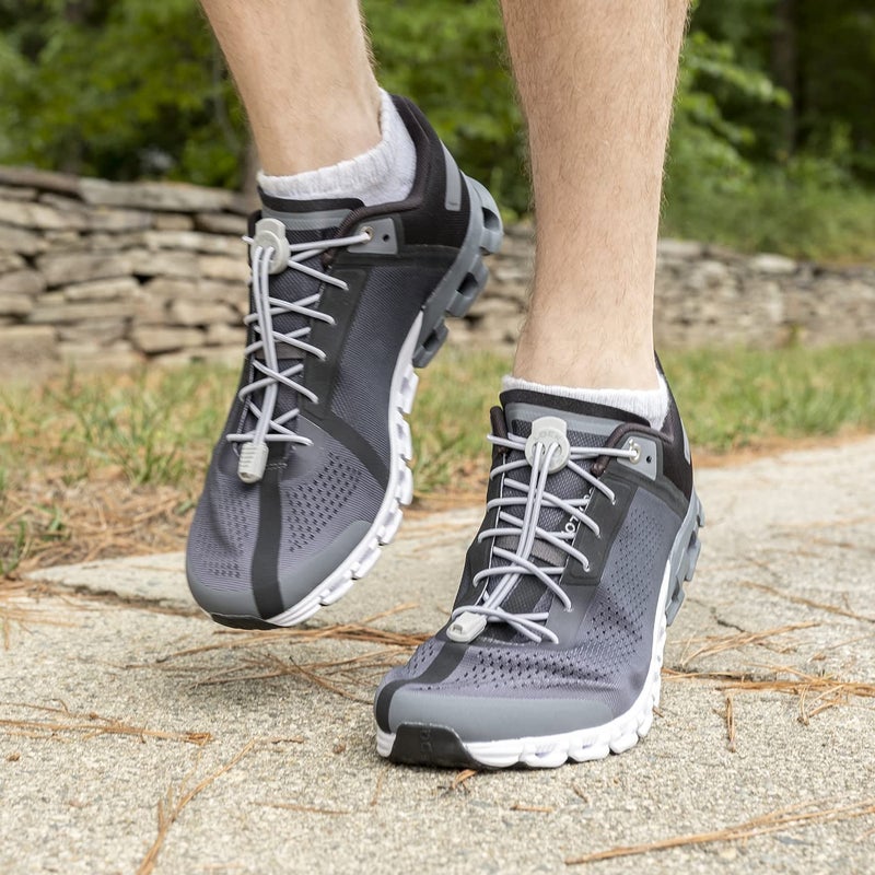 Lock Laces - Elastic No Tie Shoelaces, One Size Fits All, for Kids and Adults, Elastic No Tie Shoe Laces (Special Edition) (Solid Gray) - Image 5