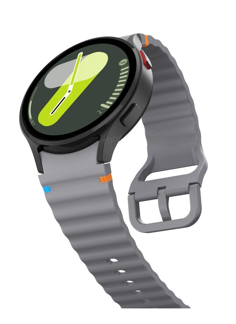 ELTRAZONE Breathable Sport Loop Band Compatible with Samsung Watch 4, 5, 6, and 7 – Lightweight and Comfortable Adjustable Sport Loop Strap – Durable Sweat-Resistant Silicone Material for Fitness, Running, and Everyday Wear – Easy to Install & Secure Fit - Image 2